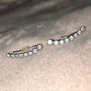 Ear climber earrings